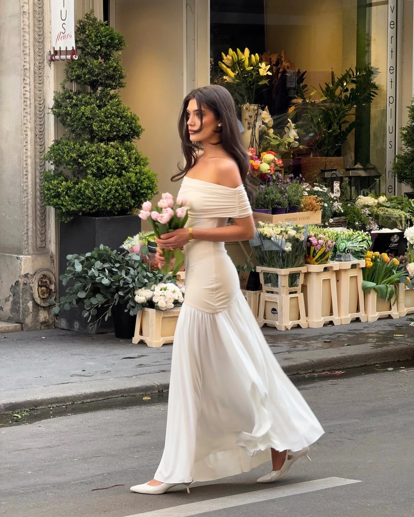 Aiertu  Elegant Low Neck Pleated Long Dress Fashion Off Shoulder Patchwork See Through Gown New Female Summer Vacation Besch Robes aliexpress