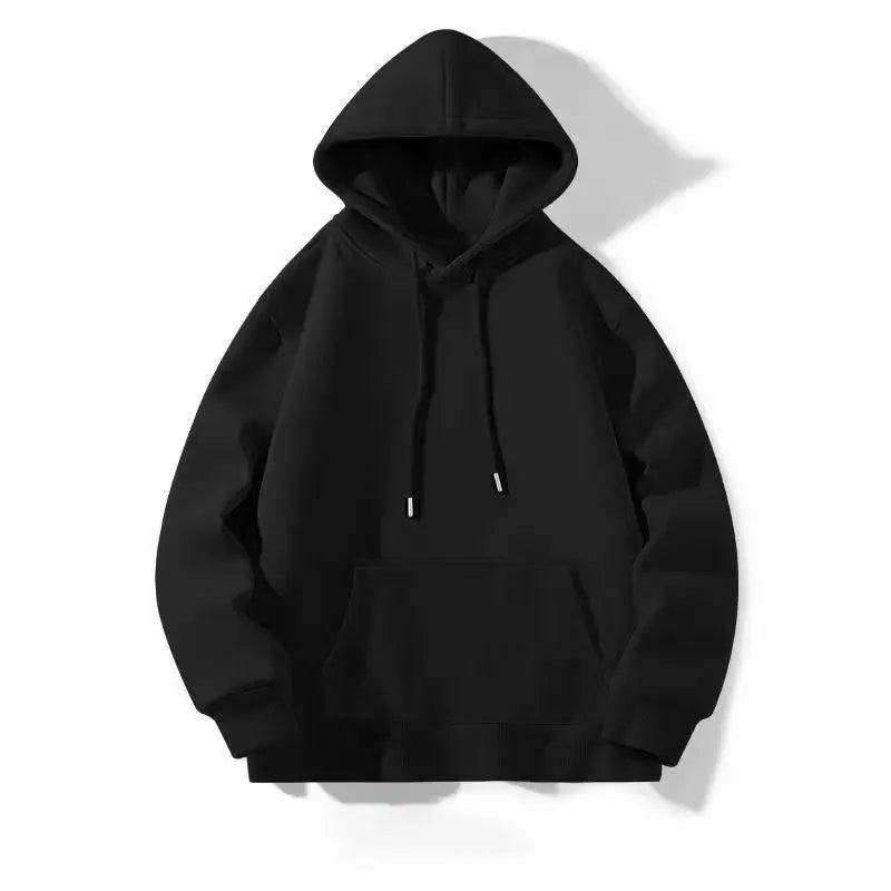 Aiertu  -  Trendy Y2K Plush Lined Hooded Solid Color Thick Coat Women's Popular Clothing Winter New Plus Velvet Thick Loose Casual Coat Aiertu