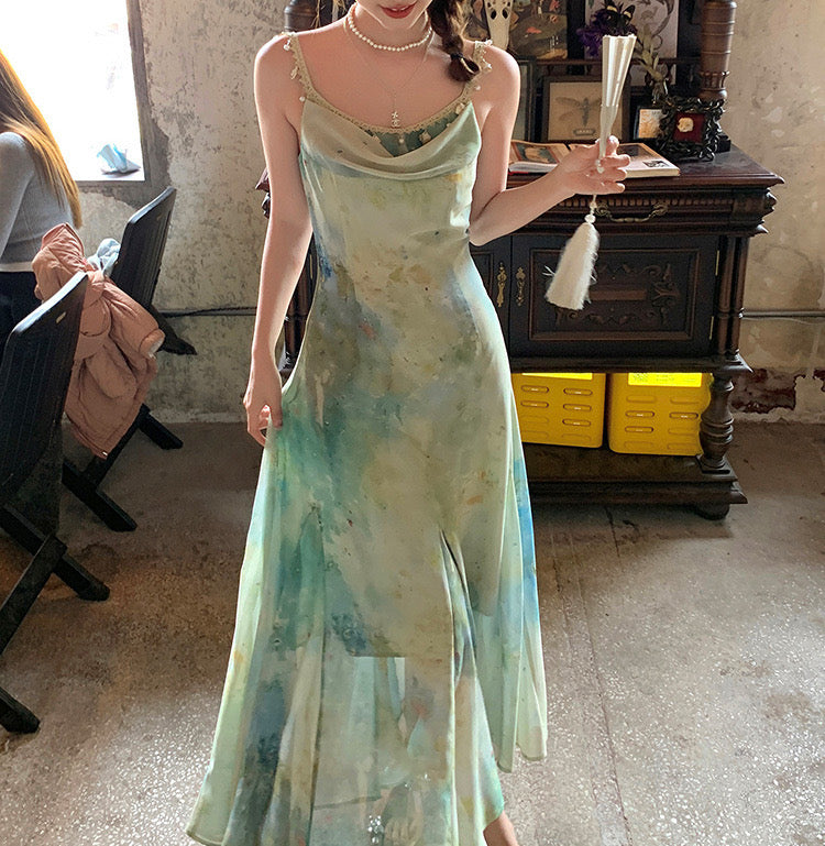 Aiertu  Sea Siren Ethereal Essence Style Dress Aiertu