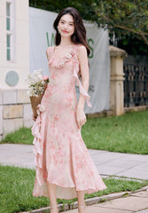 Aiertu  Honey Vine Vintage-Floral Ethereal Essence Dress Aiertu