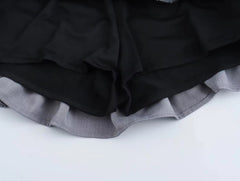 Aiertu  -  American hot girl high waist all-match cake skirt female summer new style college style A-line short skirt Aiertu