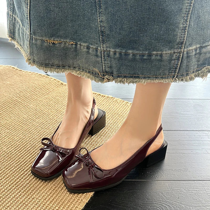 Aiertu  -  Summer Fashion Cover Toe Women Sandals Causal Street Style Dress Singbacks Mules Shoes Zapatos De Mujer Aiertu