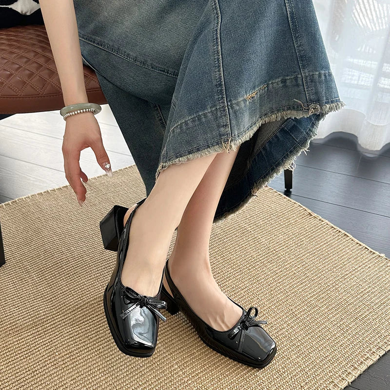 Aiertu  -  Summer Fashion Cover Toe Women Sandals Causal Street Style Dress Singbacks Mules Shoes Zapatos De Mujer Aiertu