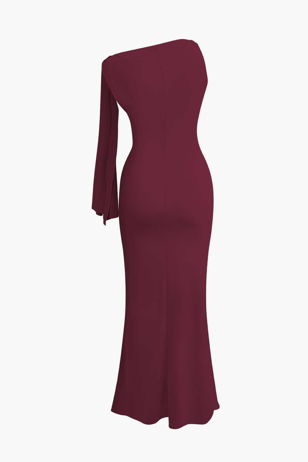 Aiertu  Asymmetrical Twist Knot Mermaid Maxi Dress Aiertu