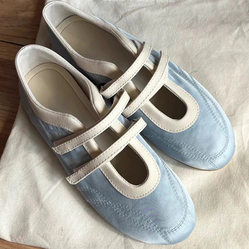 Aiertu  -  Spring Autumn Design Style Flat Ballets Women Comfort Soft Sole Slip On Ladies Outdoors Walk Shoes Aiertu