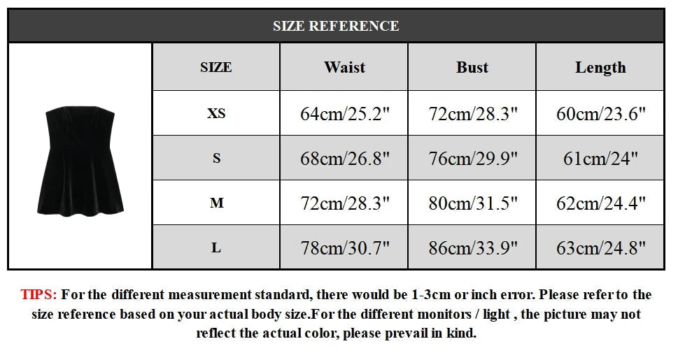 Aiertu  Women Fashion Black Backless Zipper Pleated Mini Dress Vintage Strapless Slash Neck Female Chic Lady Dresses Aiertu