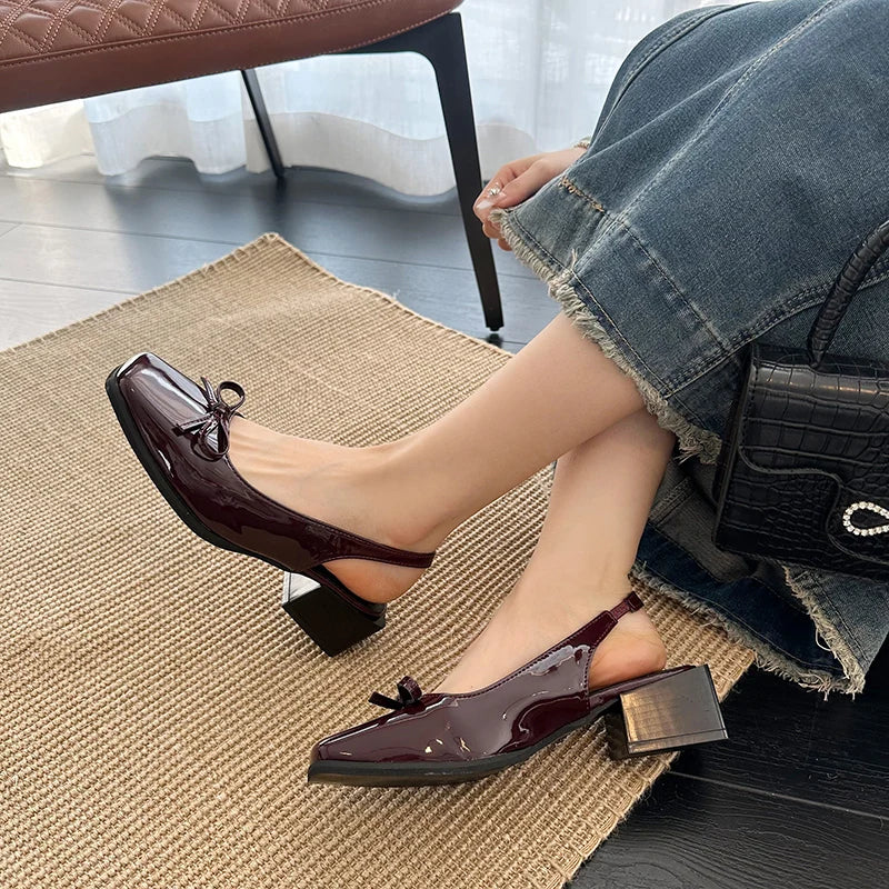 Aiertu  -  Summer Fashion Cover Toe Women Sandals Causal Street Style Dress Singbacks Mules Shoes Zapatos De Mujer Aiertu