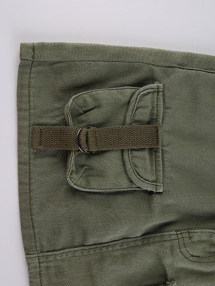 Aiertu  -  Denim Pocket Patched Mini Skirt Aiertu