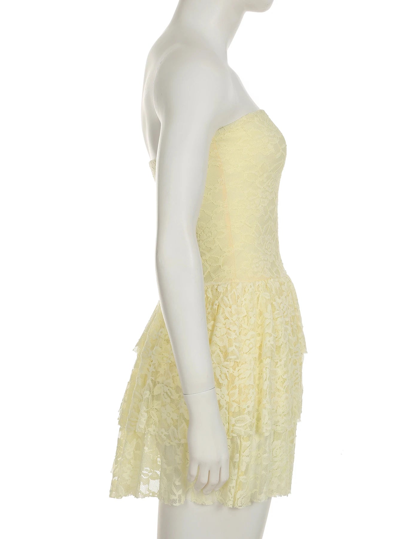 Aiertu  Holiday Slim Lace A-Line Dress Beach Style Sweet Sexy Slash Neck Sleeveless Mini Dresses For Women 2025 Summer Fashion Aiertu