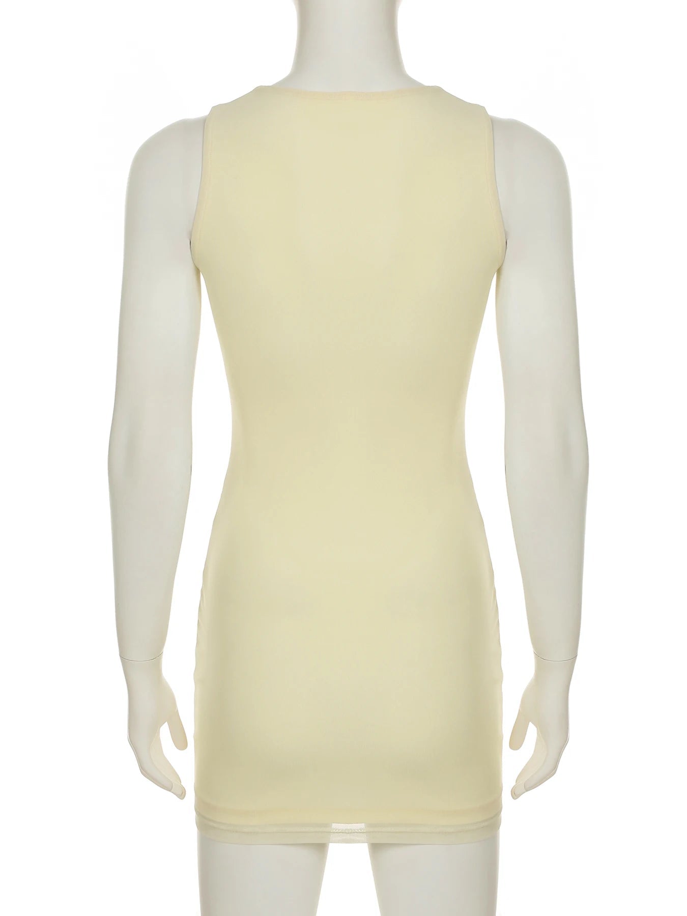 Aiertu  Holiday Floral Bodycon Dress Beach Style Sexy Slim O-Neck Sleeveless Mini Dresses For Women 2025 Summer Fashion Lady Aiertu