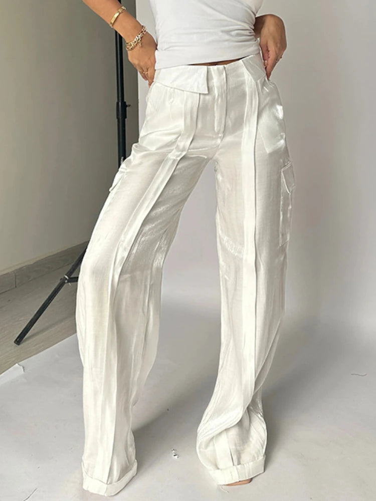 Aiertu  -  Women Baggy Pants Streetwear y2k Low Rise Cargo Pants 2026 Fashion Night Club Party Holiday Long Trousers Korean Style Aiertu