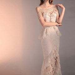 Aiertu  Baroque Pearl Royalcore Statement Dress Aiertu