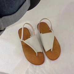 Aiertu  -  Rome Flip Flops Flats Sandals Women Summer Pu Leather Vintage Gladiator Shoes Ladies Casual Streetwear Outdoor Sandals Footwear Aiertu