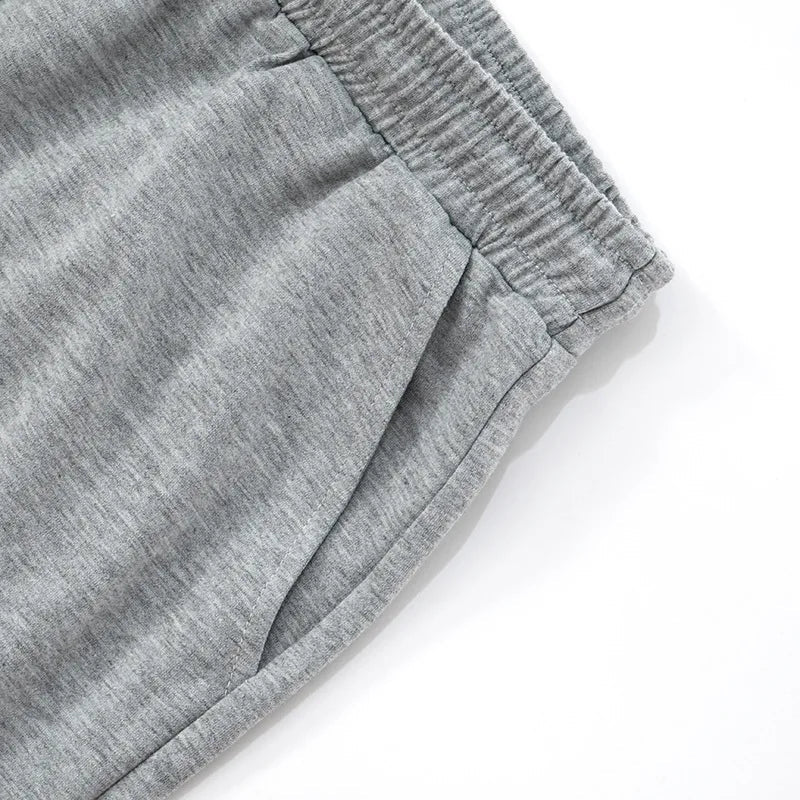 Aiertu  -  Gray Pants Comfy Baggy Capri Pants for Woman Clothing Loose Drawstring Wide Leg Trousers P85-CZ29 Aiertu