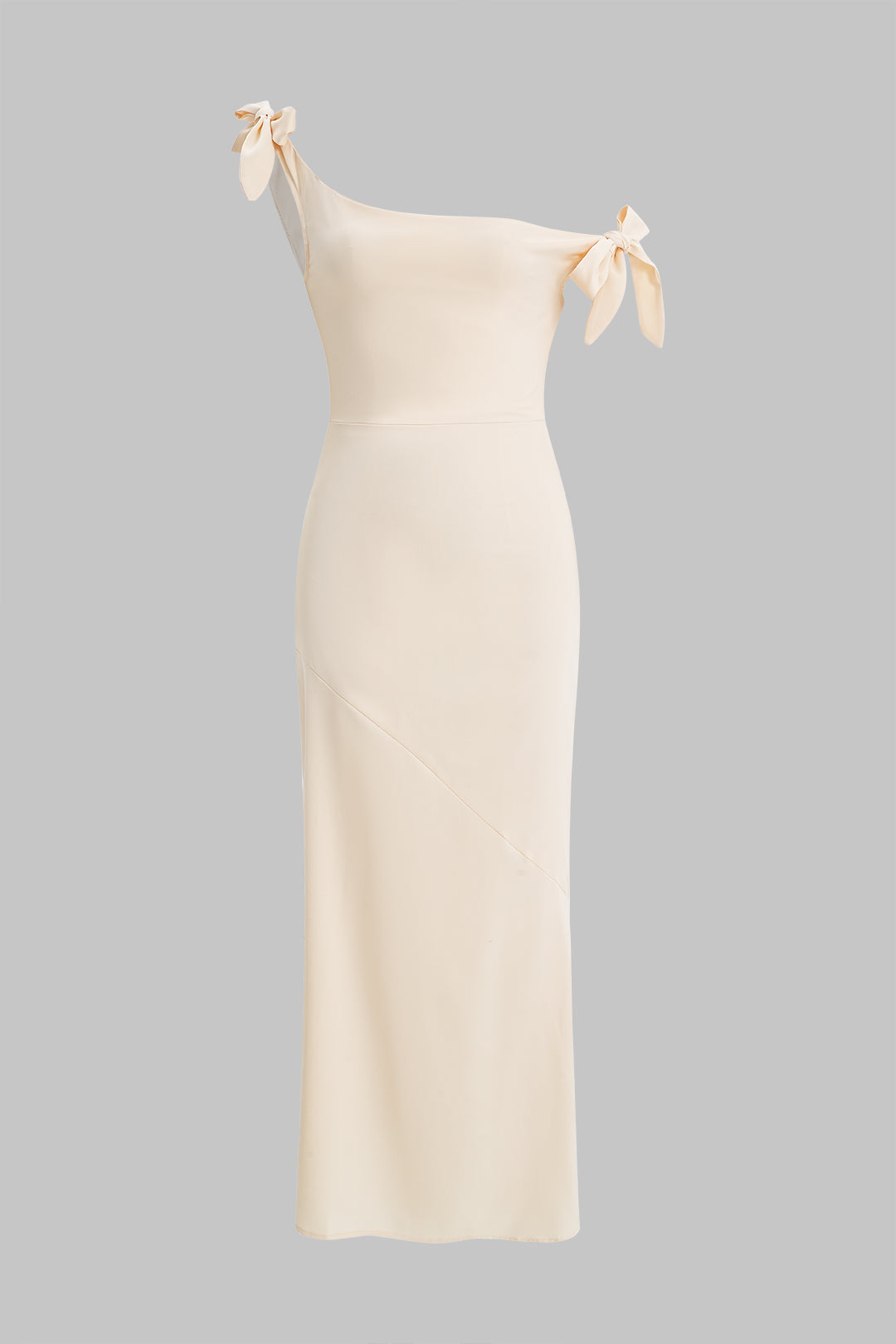 Aiertu  -One Shoulder Strappy Sleeveless Maxi Dress aiertu