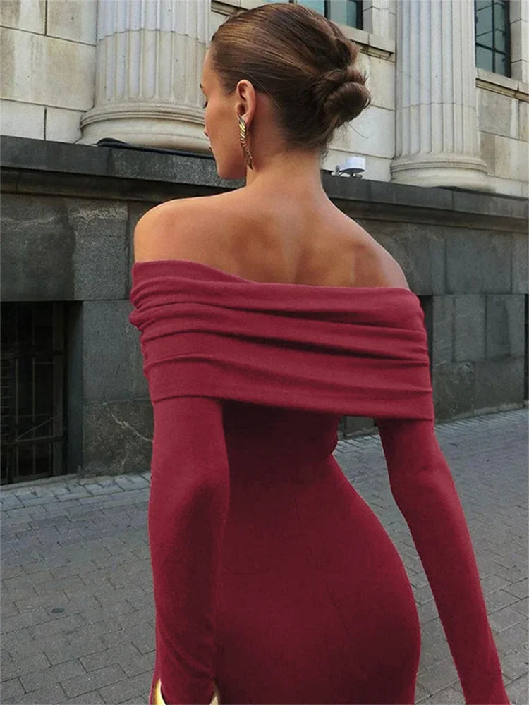 Aiertu  -  Backless Fashion High Waist Maxi Dress For Women Patchwork Solid Elegant Streetwear Pleated Women's Sexy Long Dress 2026 Aiertu
