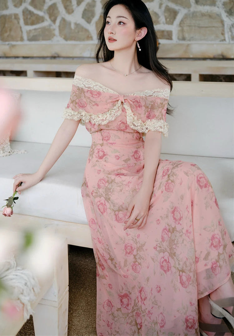 Aiertu  Honey Rose Shabby Chic Princesscore Dress Aiertu