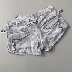 Aiertu  -  New Y2k Streetwear Shorts Harajuku Hot Girl Camouflage Low Waist Mini Shorts Women Loose Versatile Fashion Sexy Slim Mini Shorts Aiertu