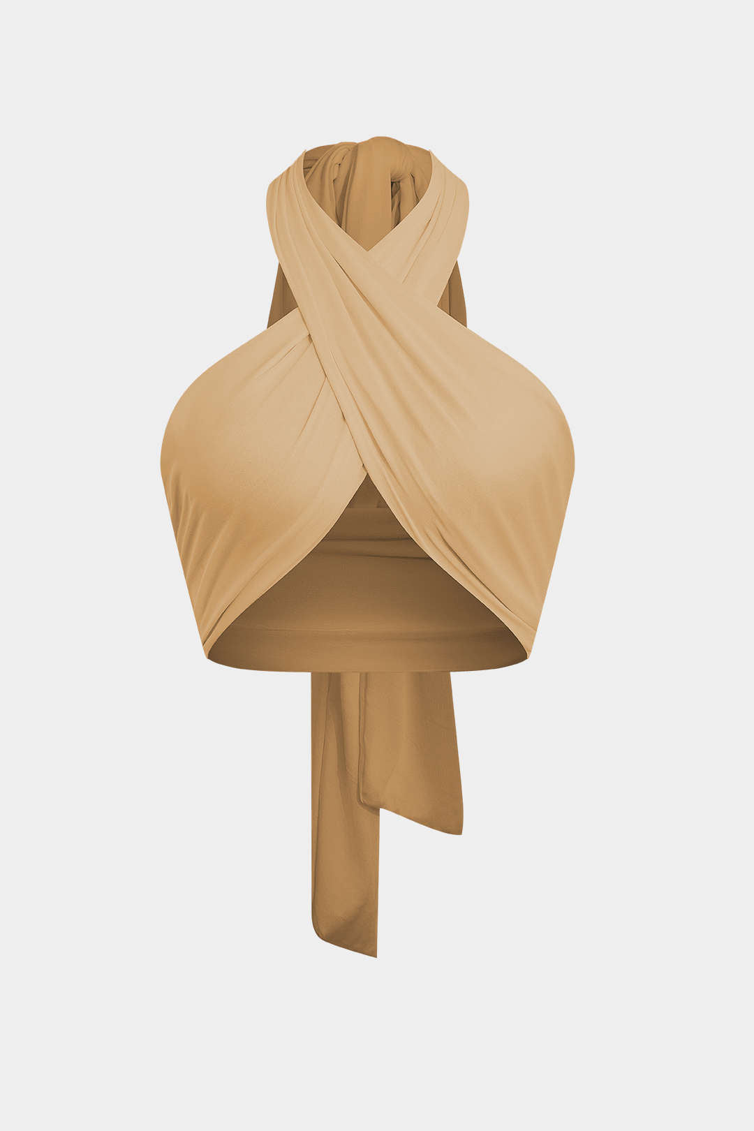 Aiertu  Tie-Back Cross Halter Tank Top Aiertu