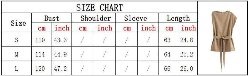 Aiertu  -  Women Summer Blouses Shirts Tops Fashion Solid O-Neck Asymmetry Sashes Bow Female Elegant Street Top Clothing Aiertu
