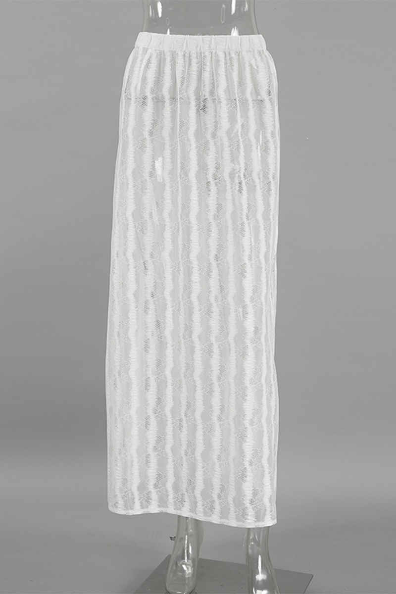 Aiertu  -Sexy Hollow Out See-Through Loose High Waist Type A Bottoms aiertu