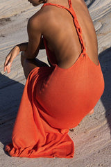 Aiertu  -Sexy Vacation Solid Slit Swimwears Cover Up aiertu