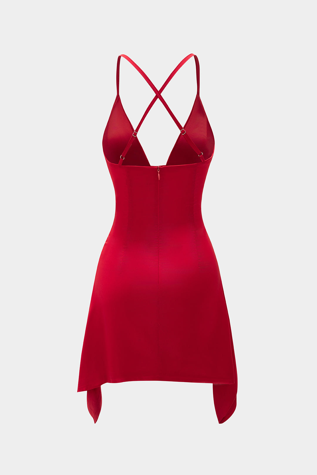 Aiertu  -Slip Sleeveless Ruched Mini Dress aiertu