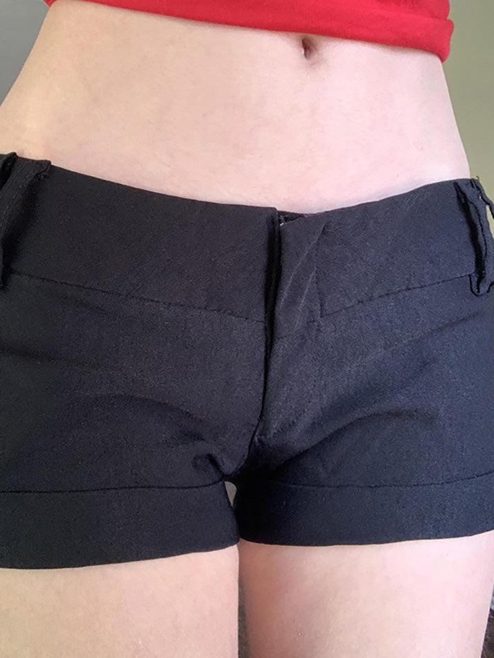 Aiertu  -Vintage Low Rise Slim Fit Shorts aiertu