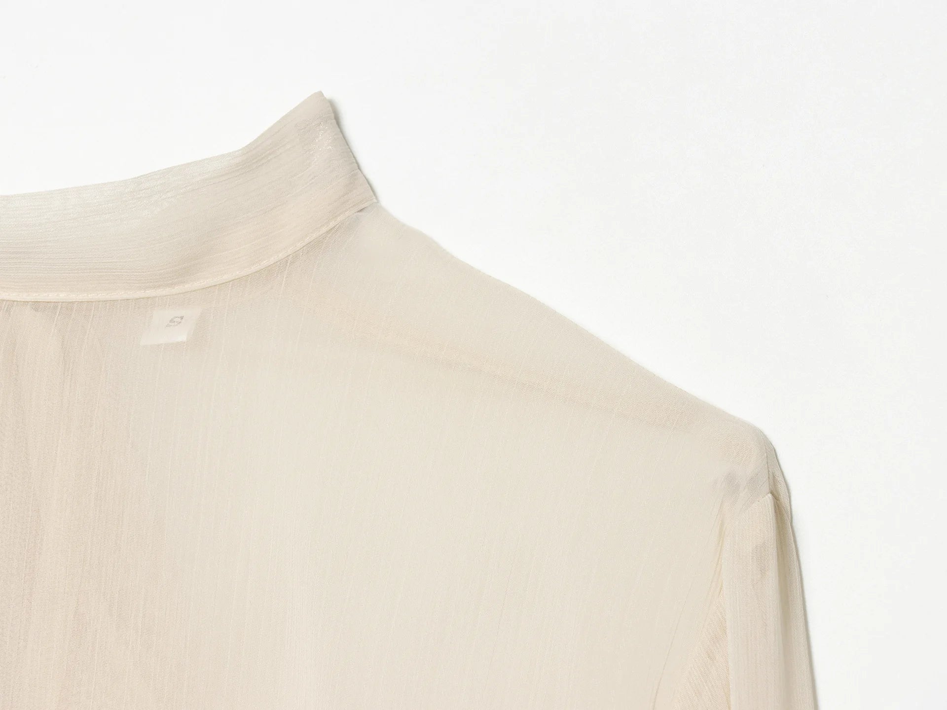 AIERTU  -  Elegant Office Lady Silk Satin Blouse Women Summer See Through Flare Cuff Shirt Solid White Bow Tie Tops Chic Workwear Robe Aiertu
