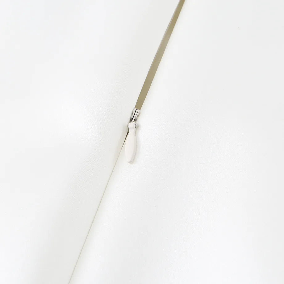 AIERTU  -  Women Modern Cheongsam Dress Frog Button White Satin Qipao Cap Sleeve Bodycon Mini Dresses Elegant Chic New Chinese Style Aiertu