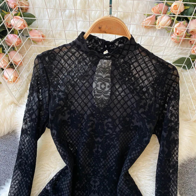 Aiertu Women Sexy Backless Rompers Fashion Korean Bodycon Jumpsuits New Summer Chic Streetwear Flocking Slim Bodysuit Aiertu