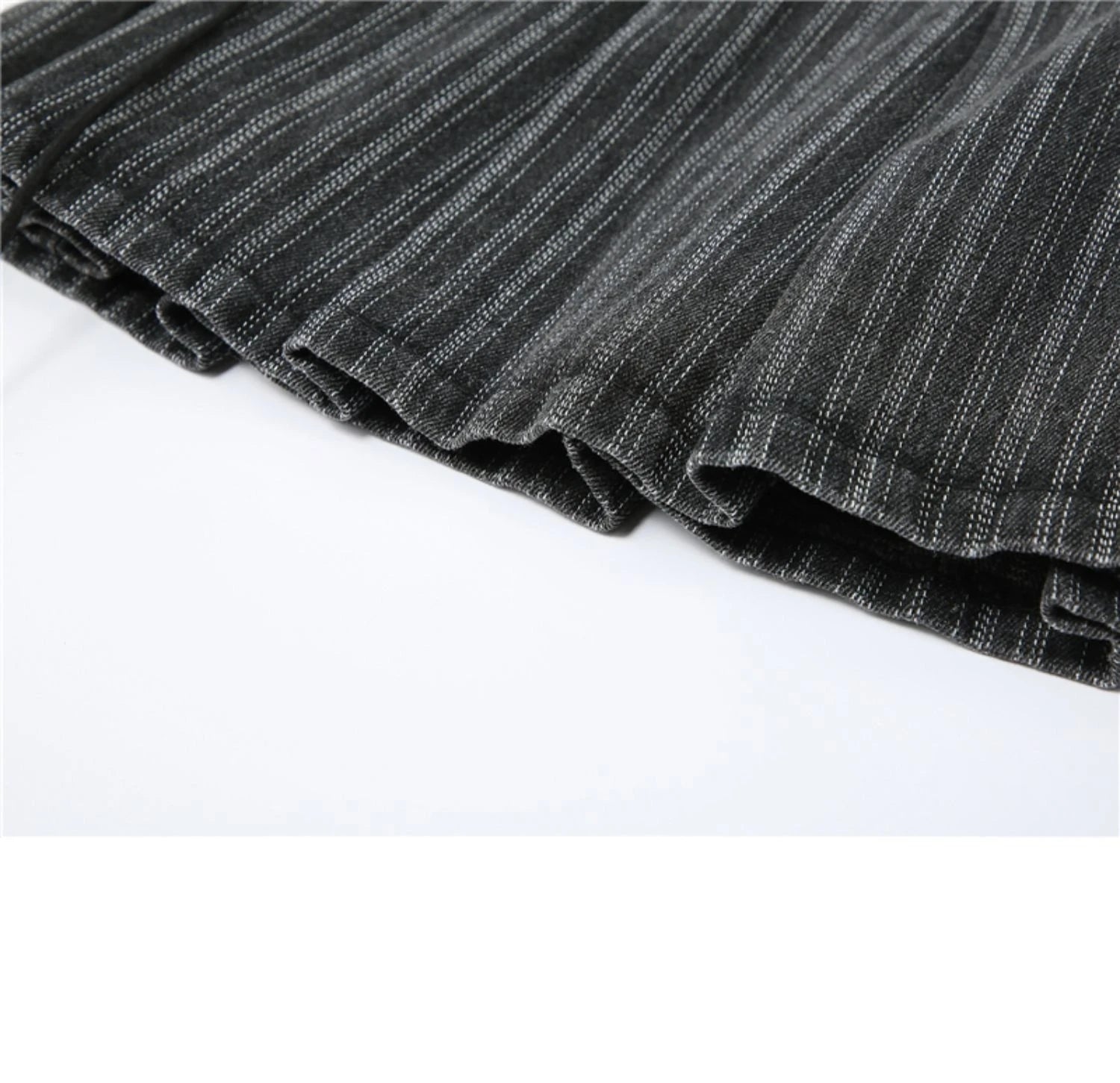 Aiertu Y2k Pleated Skirt Women Sexy High Waist Grey Stripe Bandage Mini Skirts Summer New A Line Skirt Vintage Harajuku Streetwar Aiertu