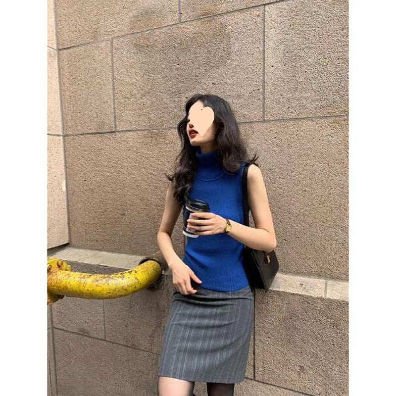 Aiertu curvy casual outfits French Retro Style High Waist Sheath Skirt Women's Autumn Slim Slimming Elegant Fashion Skirt aiertu