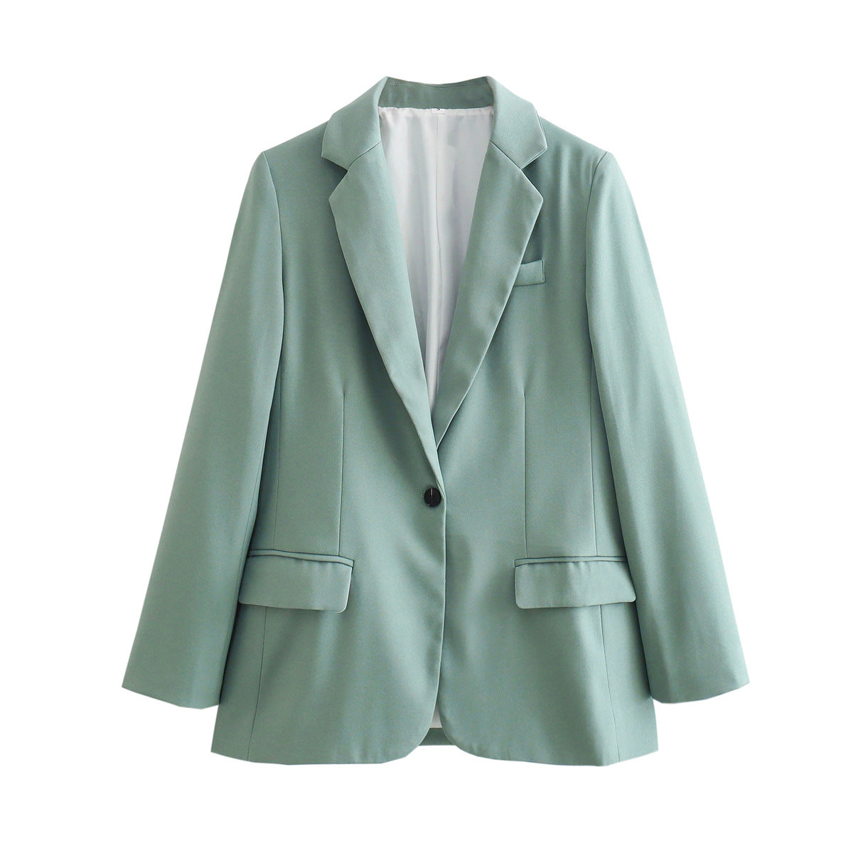 Aiertu church outfit Spring Lazy Style 3 Colors One Button Casual Loose Suit Jacket aiertu