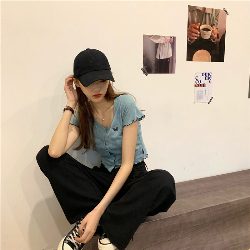 Aiertu buisness casual women outfits chic Gray Suit Pants Women's Draping Pants Straight Loose Wide-Leg Pants High Waist Mopping Casual Pants Fashion aiertu