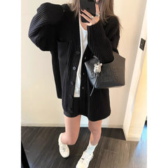 Aiertu grunge outfits Chocolate Maillard Lazy Hanging Fashion Trendy Sweater Coat Women's Thickened Loose Knitted Cardigan Autumn and Winter aiertu