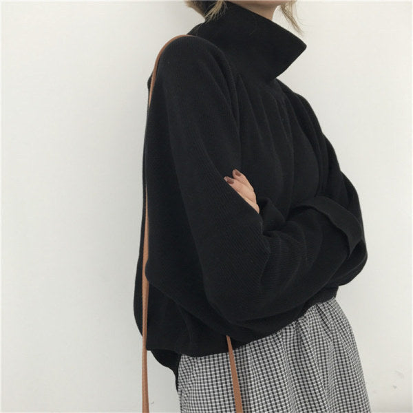 Aiertu comfy outfits winter Autumn and Winter De Velvet Fabric Basic Loose Long-Sleeved T-shirt Women's Raglan Sleeve Top Bottoming Shirt aiertu