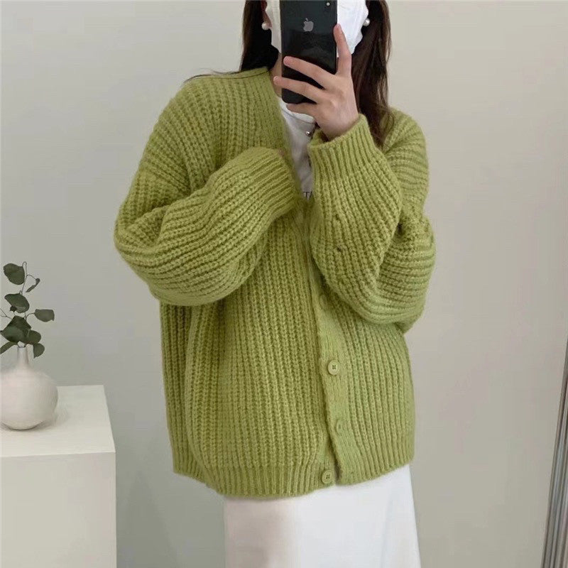 Aiertu fall outfits women Autumn and Winter Small Wear Creamy-white Lazy Style Sweater Wide Leg Pants High-Grade Three-Piece Suit aiertu
