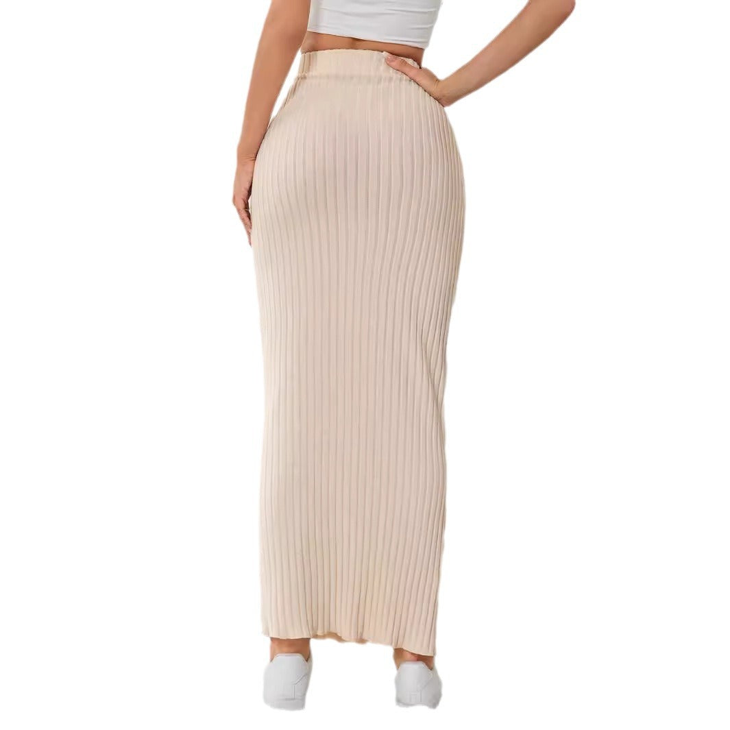 Aiertu fashion outfits Skirt Women's Hip High-Grade Elastic Waist Spring and Autumn French Style Women's Clothing aiertu