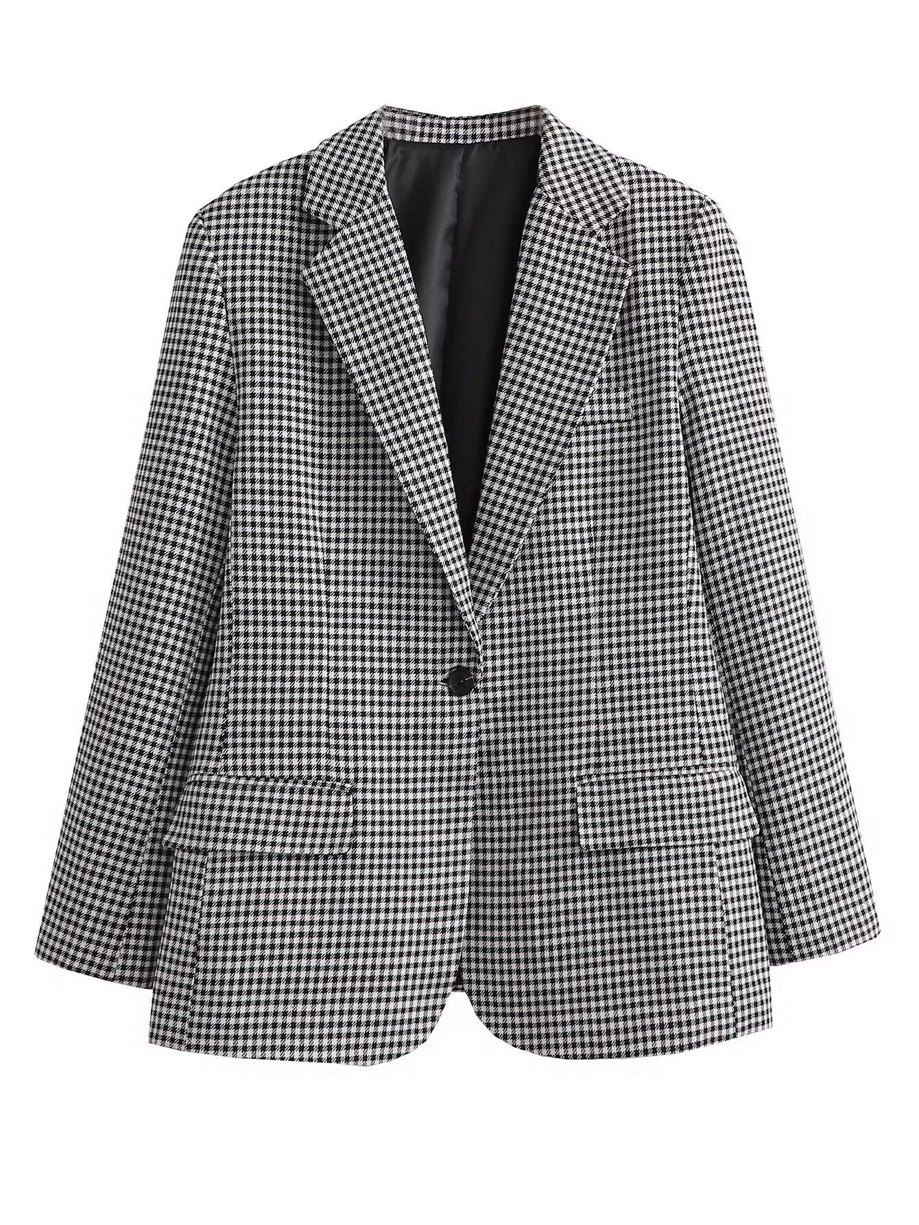 Aiertu church outfit Spring Lazy Style 3 Colors One Button Casual Loose Suit Jacket aiertu