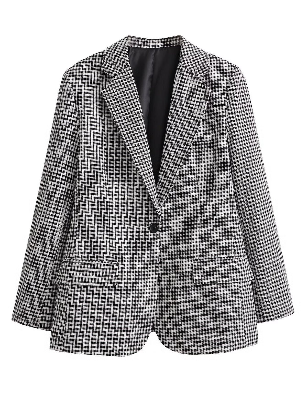 Aiertu church outfit Spring Lazy Style 3 Colors One Button Casual Loose Suit Jacket aiertu