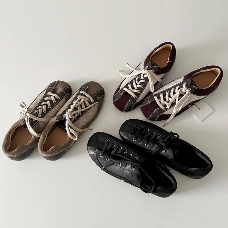 AIERTU  -  New Women's Shoes Fashion Retro Moral Training Shoes for Woman Exquisite Lace Sports Casual Shoe Designer Shoes Zapatos De Mujer Aiertu