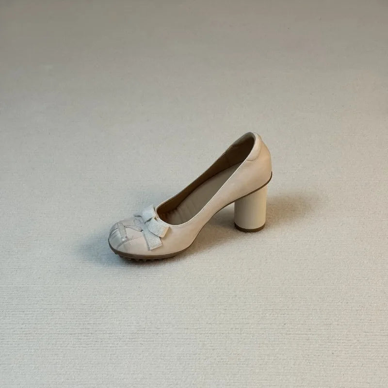 AIERTU  -  Retro Women's Mary Jane Shoes Fashion Round Head High Heels for Woman Exquisite Lolita Casual Shoes Designer Shoes Zapatos Mujer Aiertu