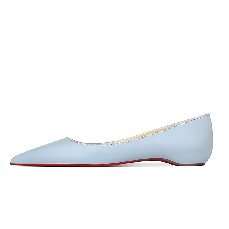 AIERTU  -  Autumn New Pointed Temperament, Small and Fresh, Inner Height Increasing Matte Flat Shoes, Women's Shallow Mouth Single Shoes Aiertu
