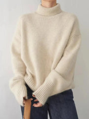 Aiertu WINTER OUTFITS Sweaters Women Winter Long Sleeve Top Korean Fashion Turtleneck Pullover Knitwear Oversized Women's Clothing Aiertu