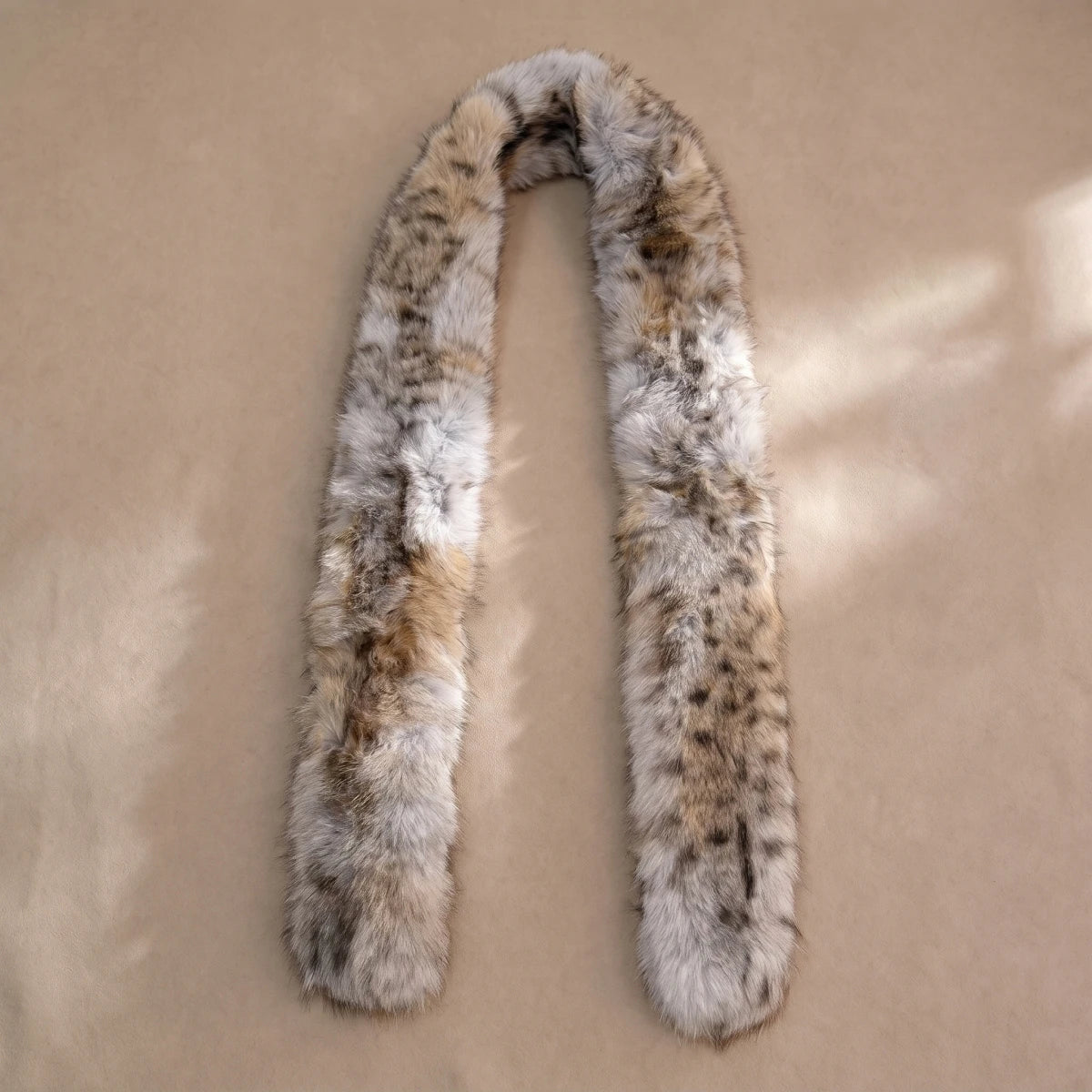 AIERTU  -  Women Faux Fur Scarf Fluffy Warm Animal Print Neck Collar Winter Luxury Plush Scarves for Coat Streetwear Outfit Festival Gifts Aiertu