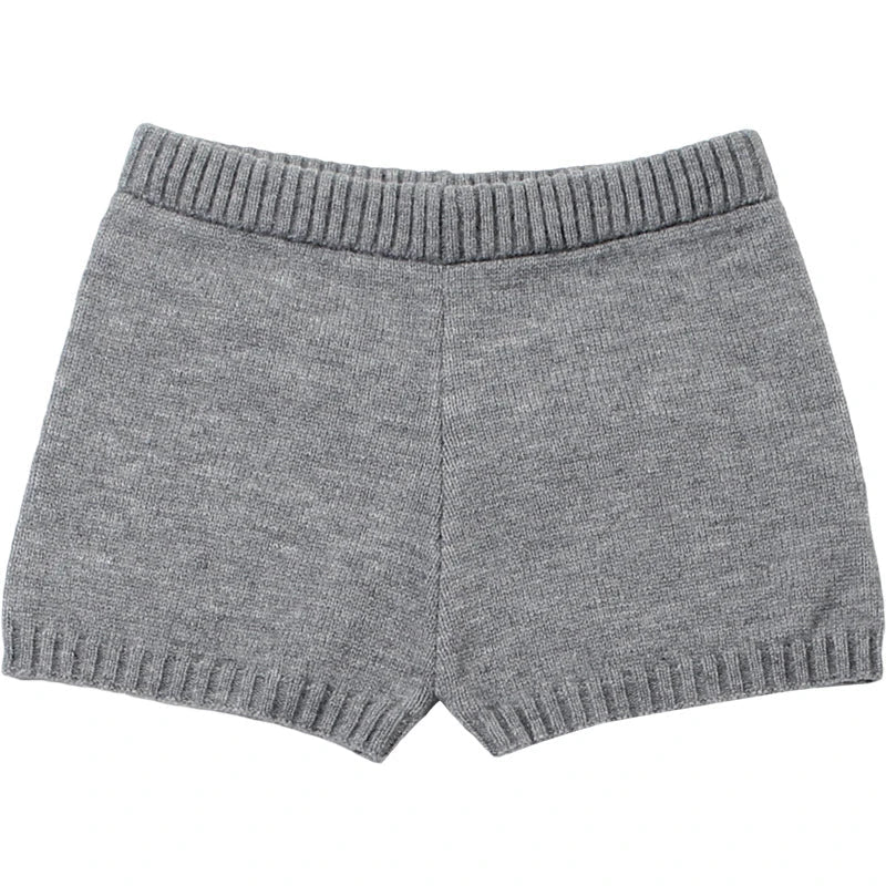 AIERTU  -  Knitted Clothing Two Piece Sets Off Shoulder Long Sleeve Sweater+Elastic Tight High Waist Shorts for Women Street Outfits Aiertu