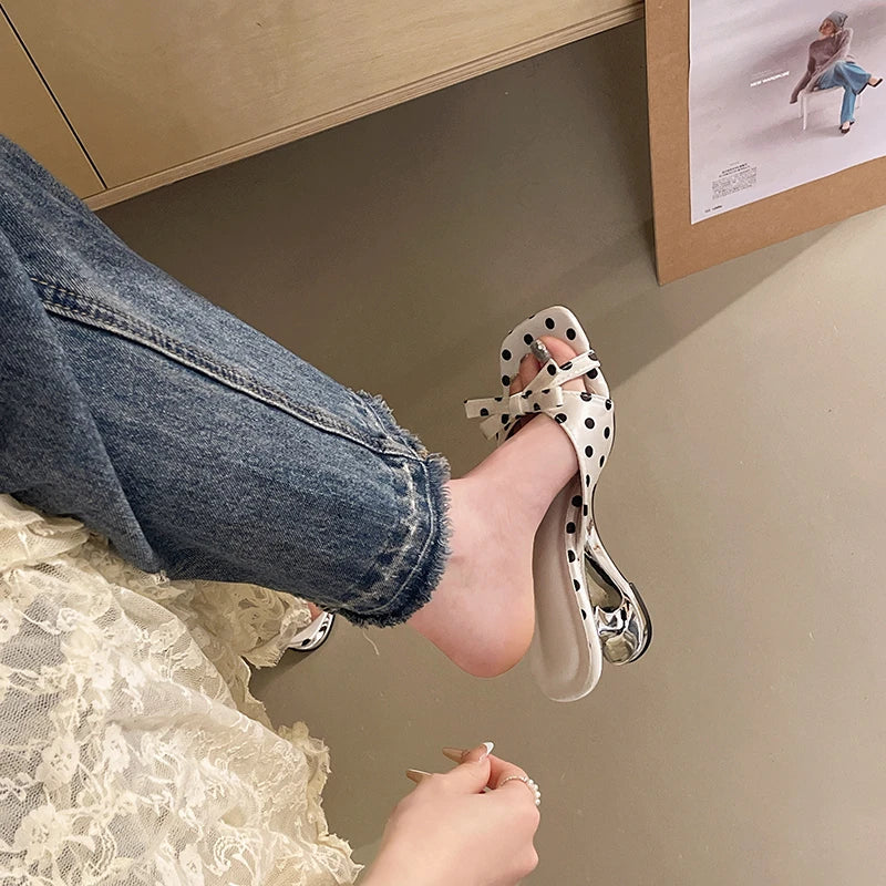 AIERTU  -  Summer New Women's Fashion Square Toe Flip-Flops Sexy Open Toe Sandals Casual Comfortable Vacation High Heels Selling Aiertu