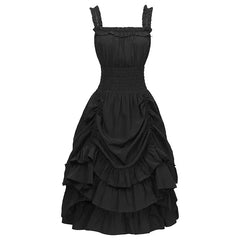 Aiertu New European and American Medieval Long Victorian Medieval Dress High Waist Cosplay Costume Ball Gown Aiertu