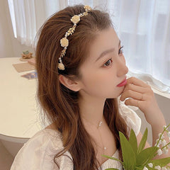 Aiertu - Rosamae Headband Hair Accessory Kawaii Academia Y2K Cottagecore Coquette Fairycore Dollette Princesscore Aiertu
